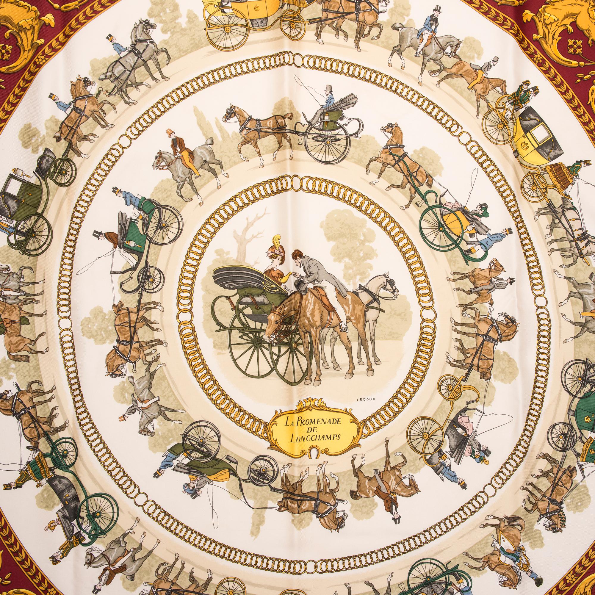 SCARF, "La Promenade de Longchamps", Hermès.
