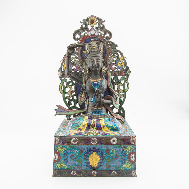 Buddha Manjushri Tibetan-Chinese 20th century.