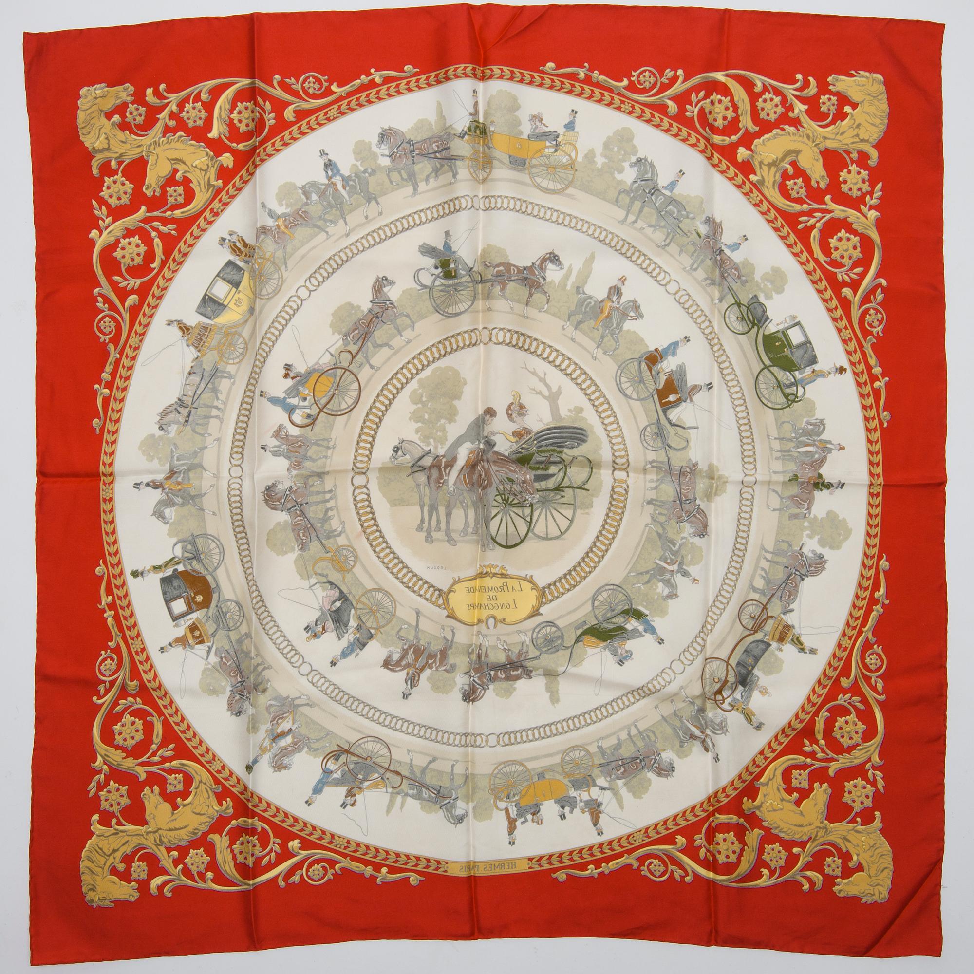 SCARF, "La Promenade de Longchamps", Hermès.
