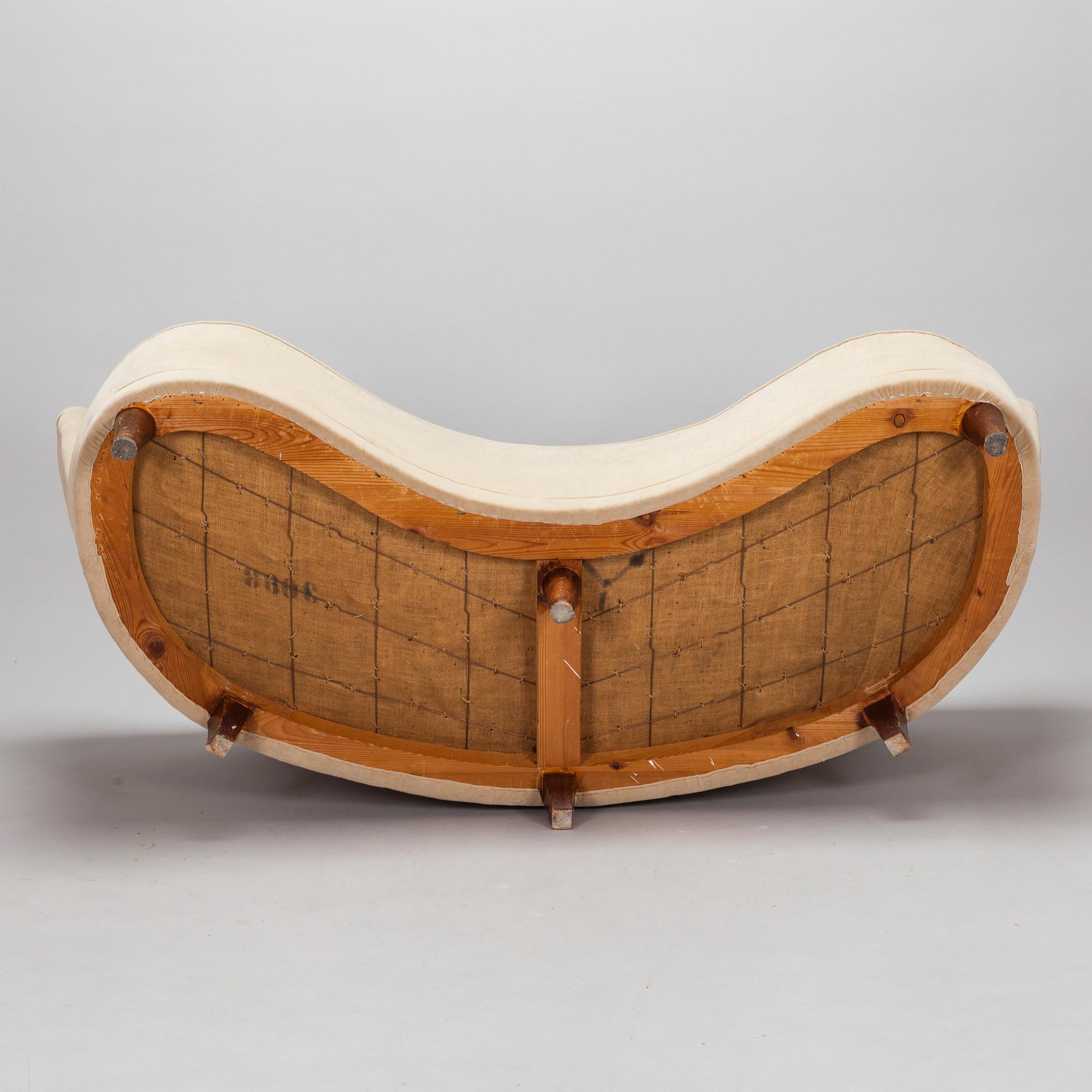 A mid-20th century sofa.