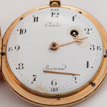 CHARLES BERTRAND, A Paris, pocket watch, 45,5 mm,