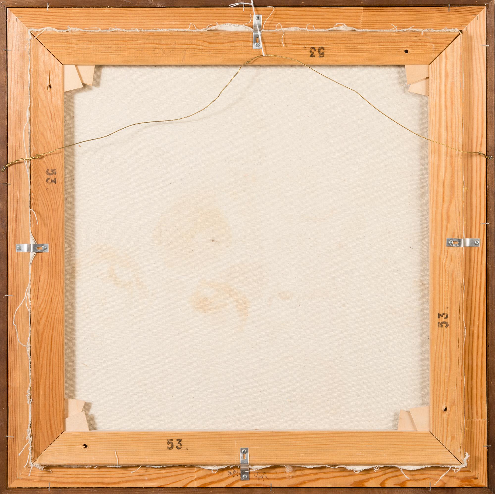 ANITA SNELLMAN, oil on canvas, signed and dated -87.