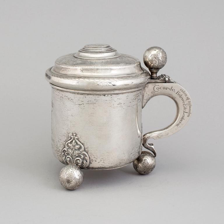 A silver cup by CG Hallberg, Stockholm, 1896.