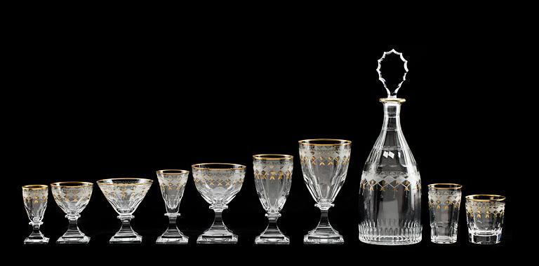 GLASSERVIS 91 delar, Kosta Junior, 1900-tal.