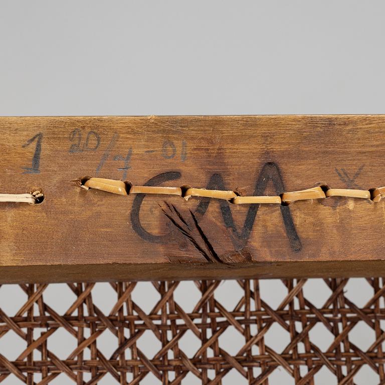 Carl Malmsten, stolar 4 st, "Brevik", Nordiska Kompaniet, daterade 1931.