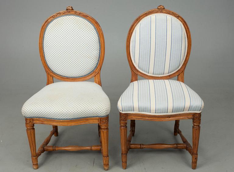 TUOLIPARI, kustavilaiset, toinen sign. Melchior Lundberg, 1700-luvun loppu.