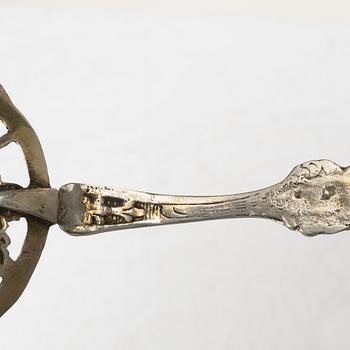Serving cutlery, 6 pieces, silver, including Georg Wessfelt, 20th century.