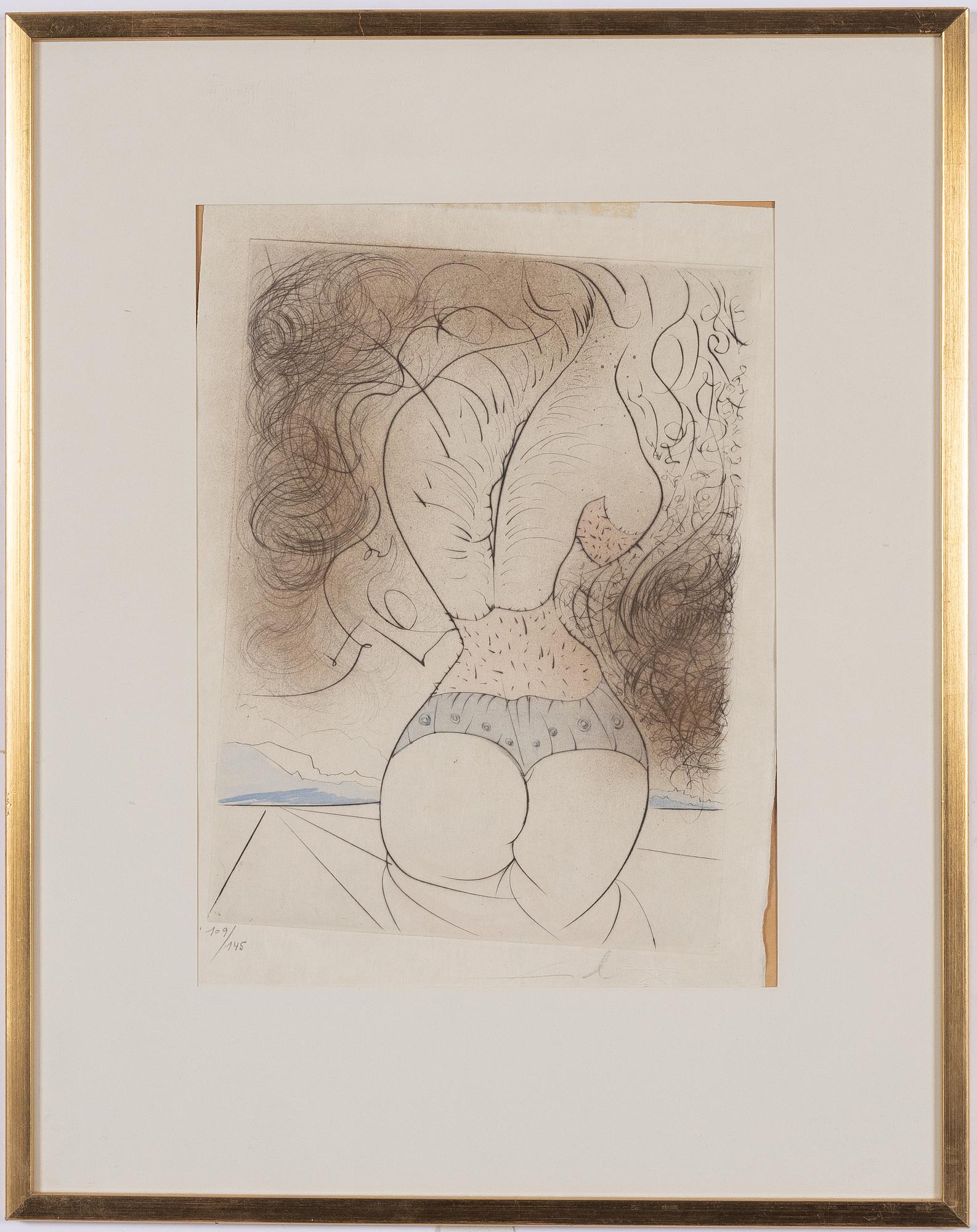 Salvador Dalí, "Le Tors", from Venus in Furs.