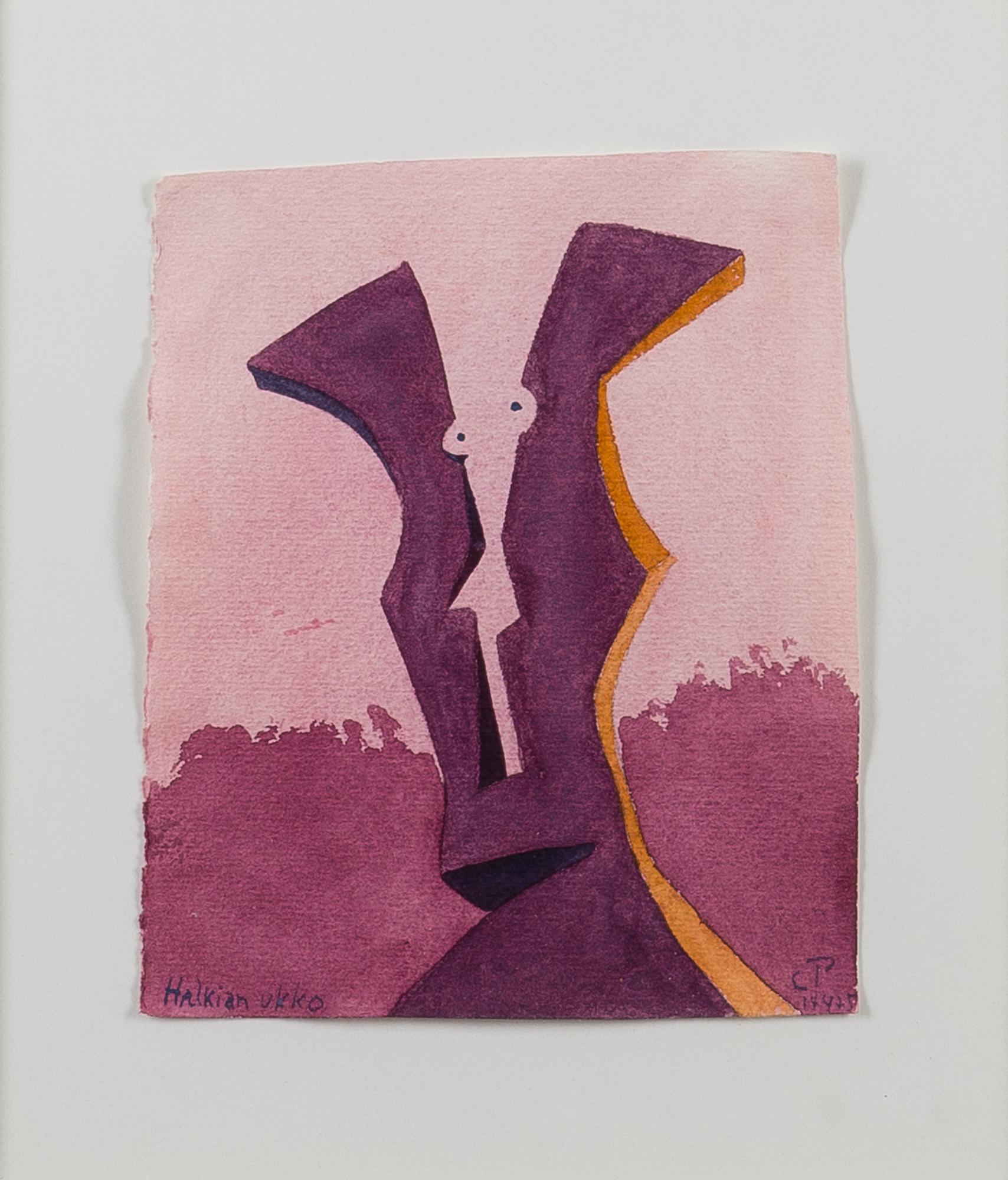 ERKKI PIRTOLA, water colors, 2 pcs, signed and dated -74 & -75.