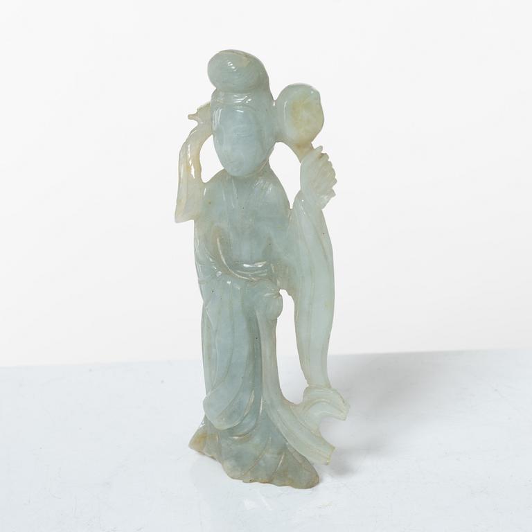 Samling stenfigurer, åtta stycken, Kina, 1900-tal/samtida.