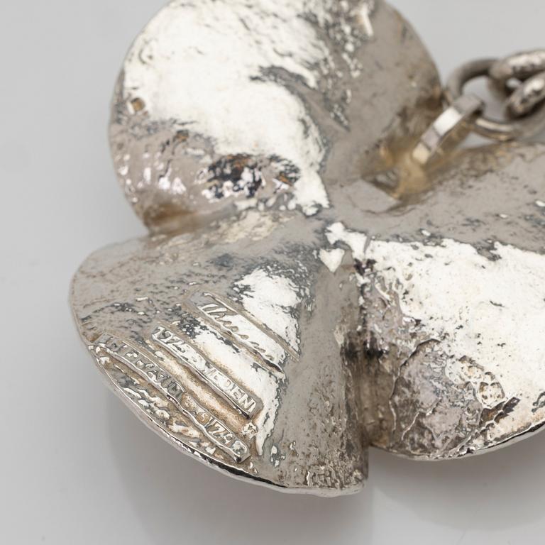 Theresia Hvorslev, Silver necklace, MEMA Lidköping 1974-1975.