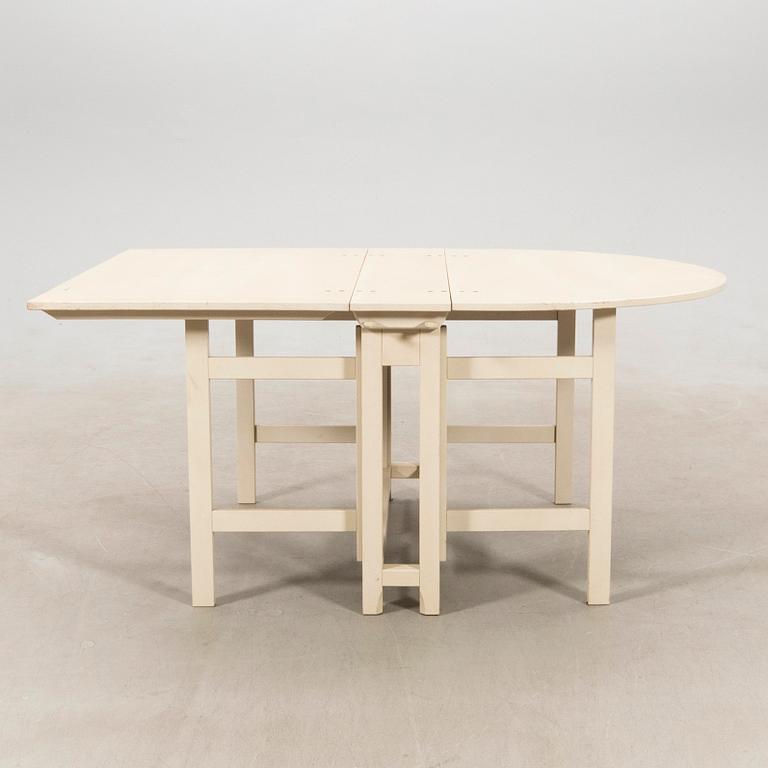 Drop-leaf table, "Bergslagen", from IKEA's 18th-century series, late 20th century.