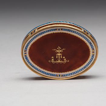 Guidon, Rémond, Gide et Cie, dosa, guld och emalj, Genève 1792-1801, Louis XVI.