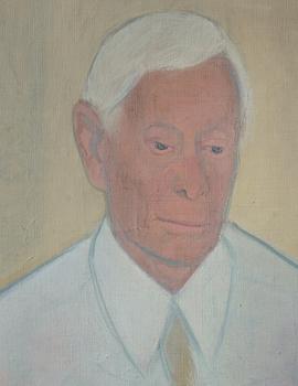 Vera Frisén, oil on relined canvas.