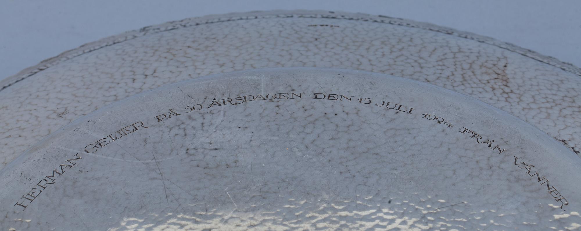 FAT, silver, Esab, Kristianstad, 1924. 1076 g.