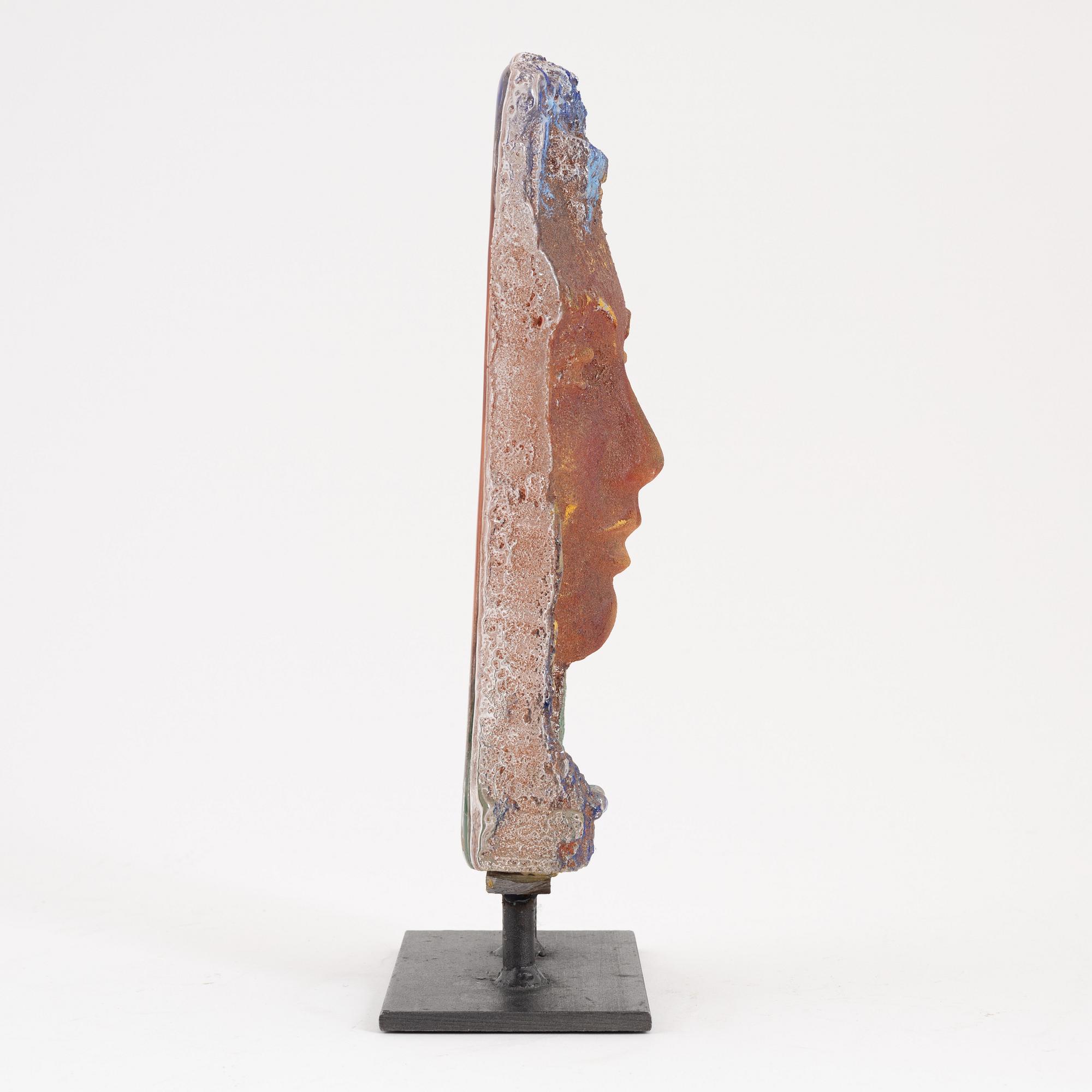 Björn Ekegren, a glass sculpture, signed and numbered 5/50.