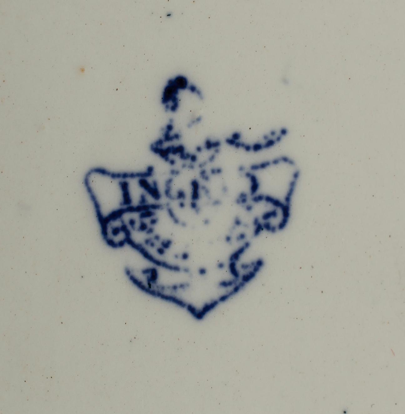 SKÄRBRÄDEN, 6 st, porslin, sekelskiftet 1900.