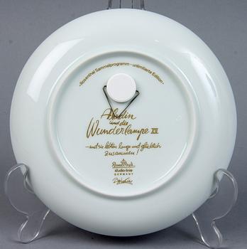 TALLRIKAR, 6 st, keramik, Björn Wiinblad, Rosenthal samt Argenta, Wilhelm Kåge, Gustavsberg.