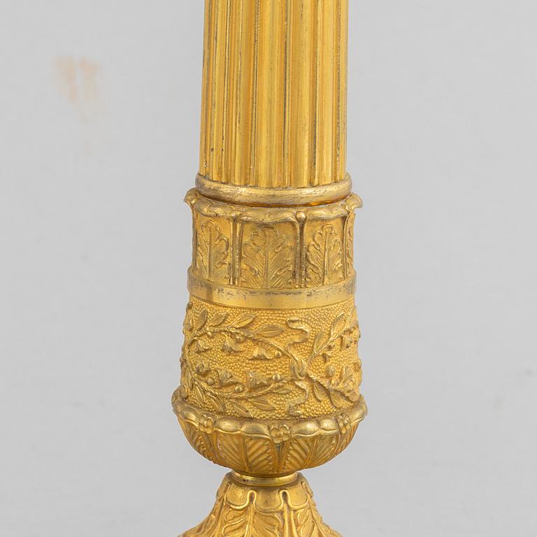 Ljusstakar, ett par, Frankrike, 1800-talets början, Empire.