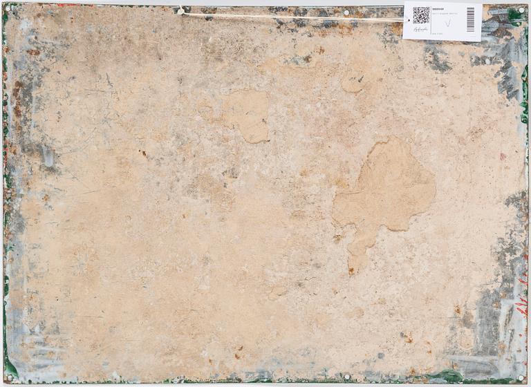 An English enameled sign, first half of the 20th Century.