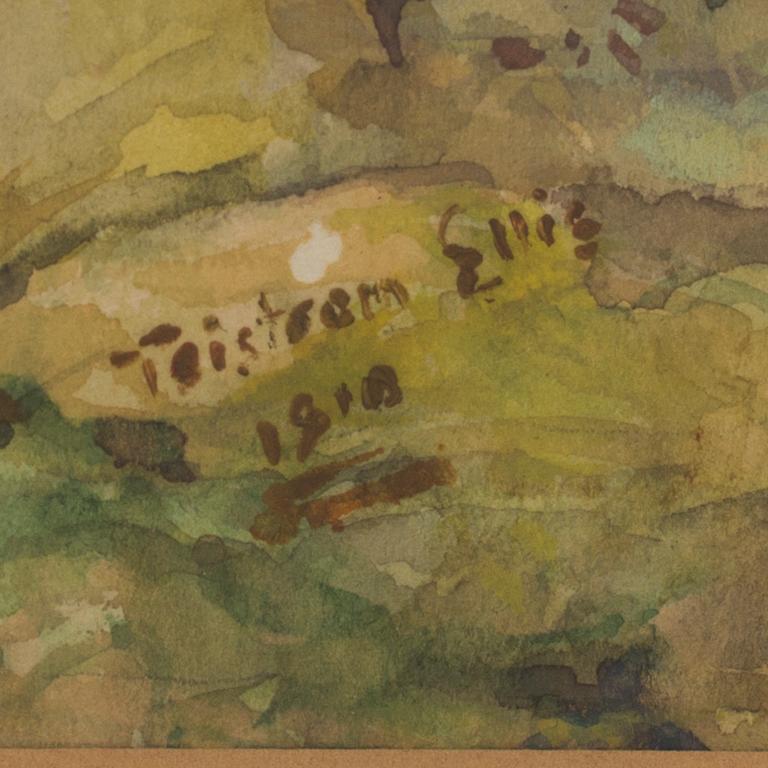 TRISTRAM JAMES ELLIS, signed 1910.
