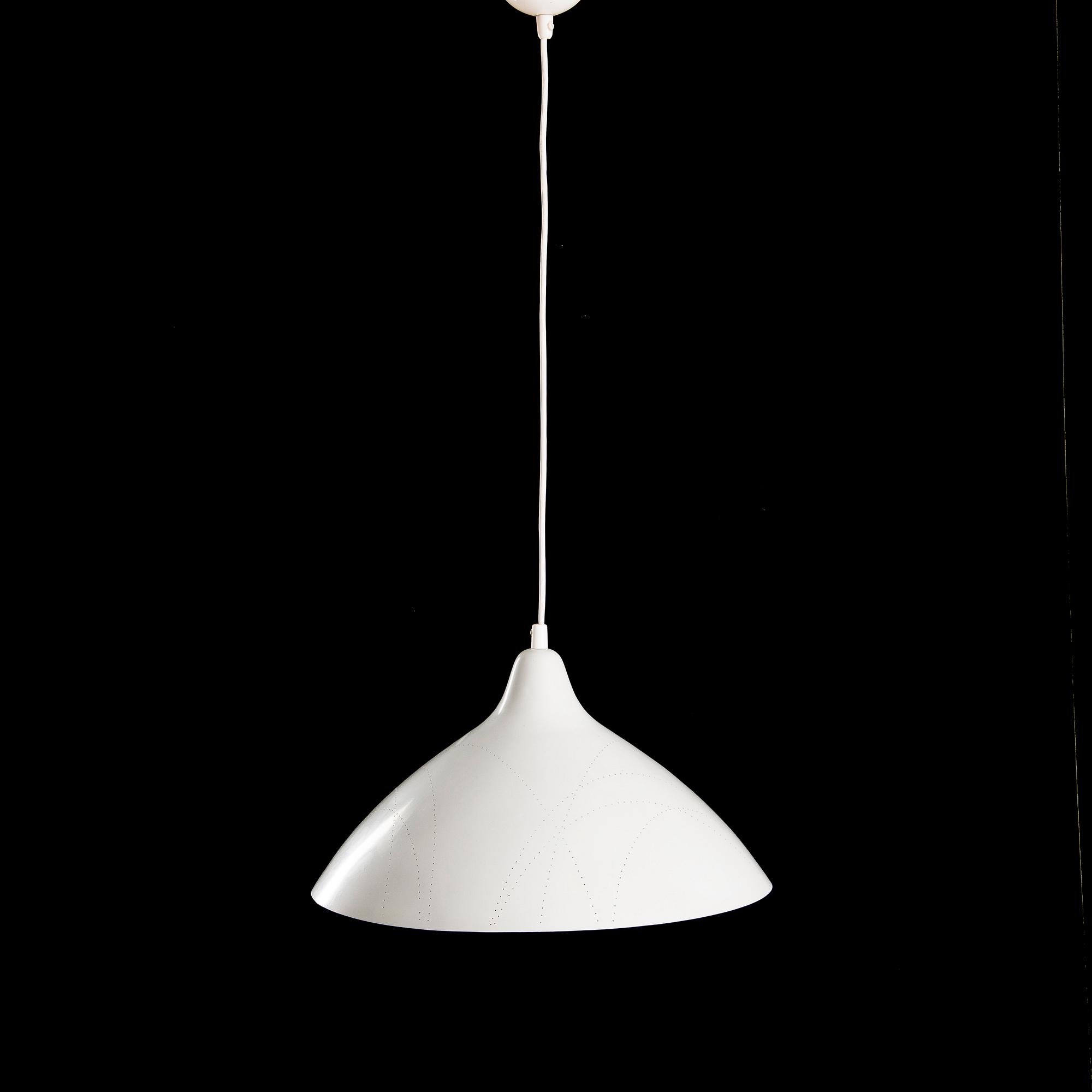 LISA JOHANSSON-PAPE, pendant lamp for Orno, Finland 1950s. Total height ca 90 cm.