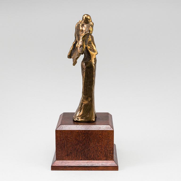 BO ÅKE ADAMSSON, sculpture, brass, signed.