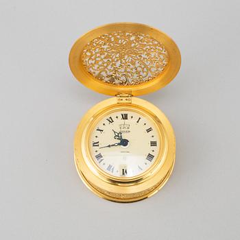 Jaeger "Recital" No. 106 Alarm Clock, Switzerland, mid 20th century.