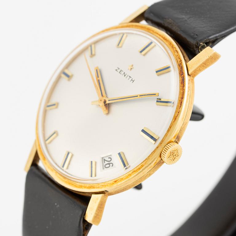 Zenith, wristwatch, 34 mm.