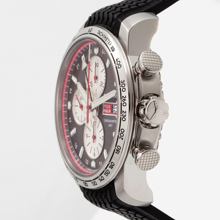 CHOPARD, Mille Miglia, Chronometer, GMT "Tachymeter", chronograph, wristwatch, 44 mm,