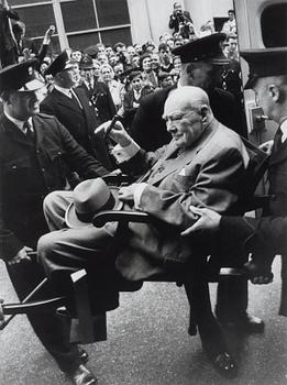 220. Terry O'Neill, "Sir Winston Churchill Leaves Hospital, London, 21 August 1962".