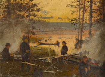 Juho Kyyhkynen, väitetty, Lepotuokio.