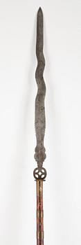 STÅNGVAPEN, orientaliskt, 1800/1900-tal.