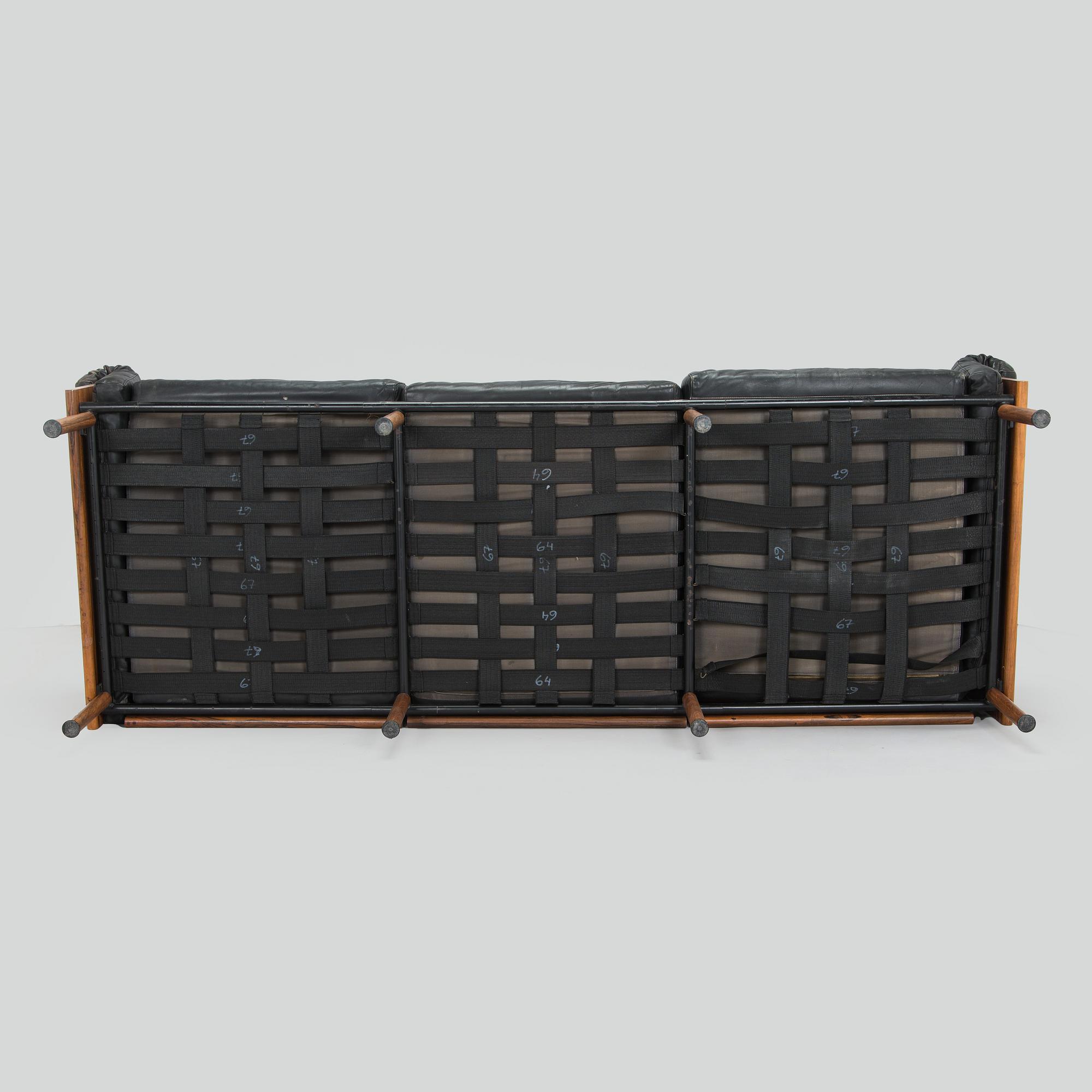 Yrjö Kukkapuro / Reino Ruokolainen, soffgrupp 4 delar, Haimi 1970-tal.