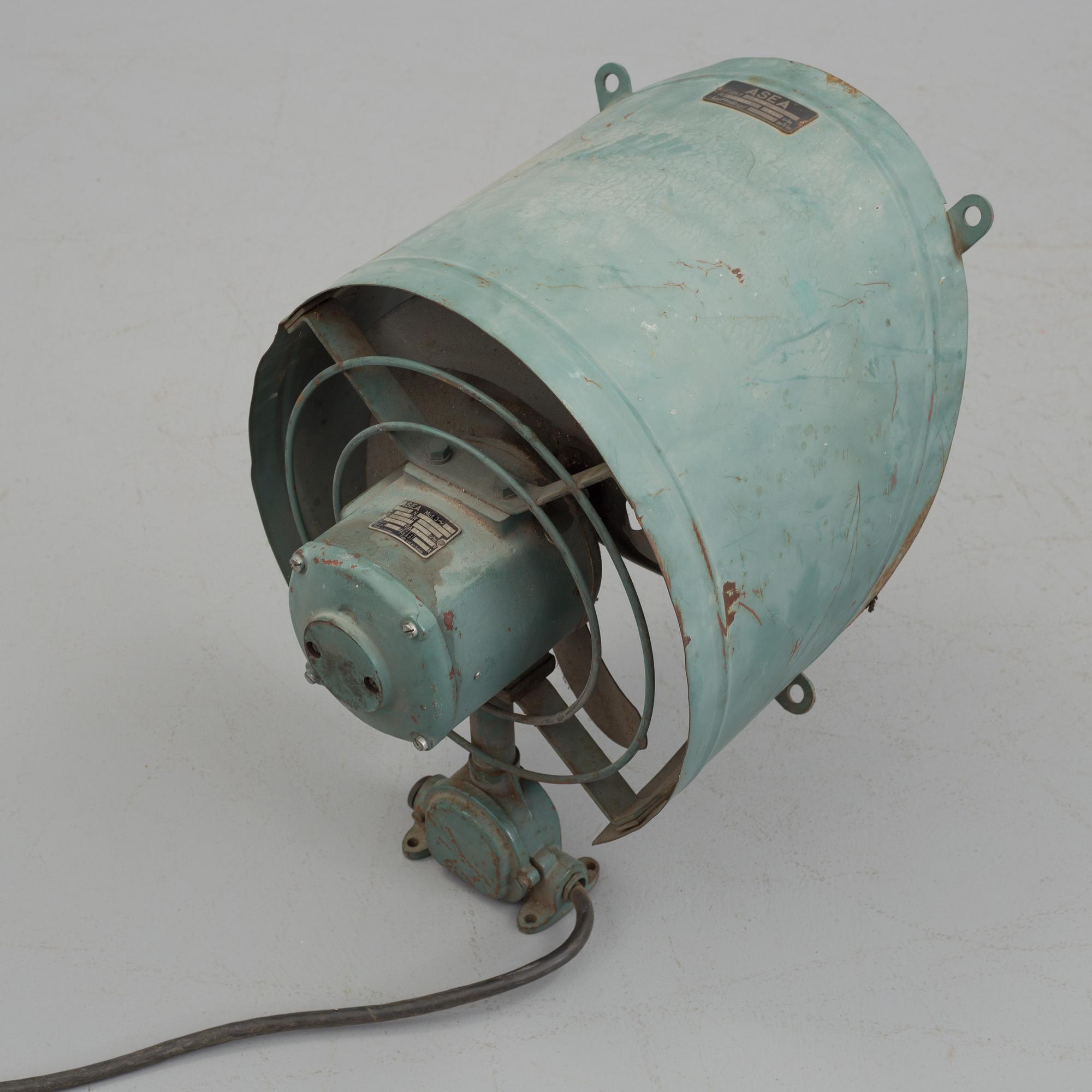 INDUSTRIFLÄKT, ASEA, 1900-talets andra hälft.