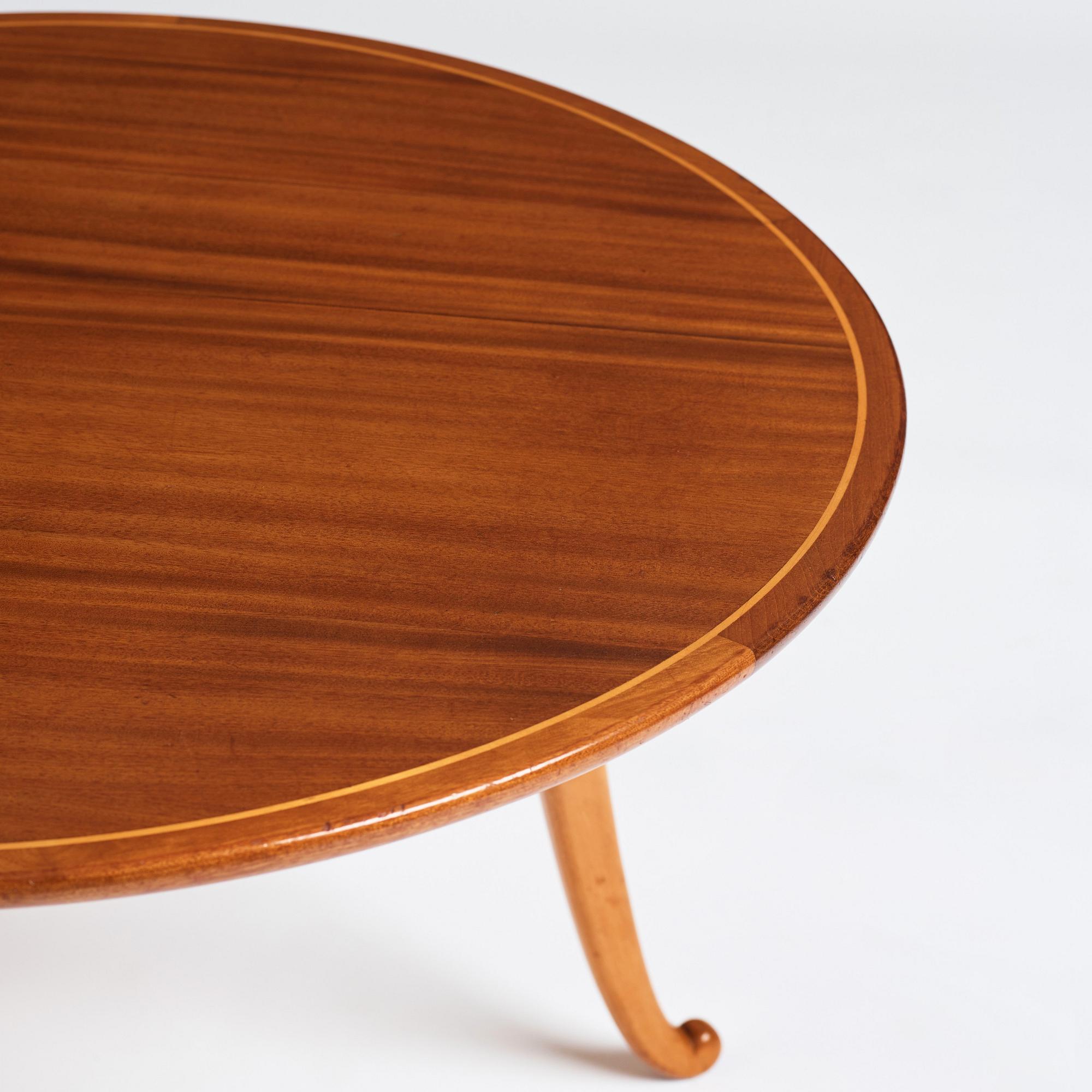 Josef Frank, a coffee table, model "753", Firma Svenskt Tenn, Sweden, 1940s.