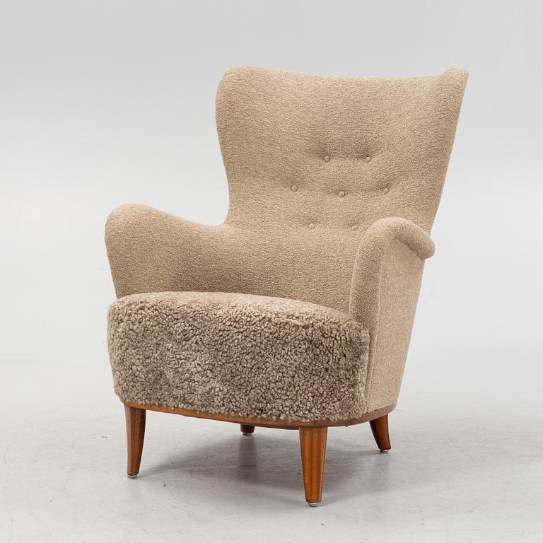 A Swedish Modern armchair, 1940's/50's.