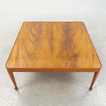 Josef Frank, a 'Diplomat' mahogany veneered coffee table, produced prior to 1985.