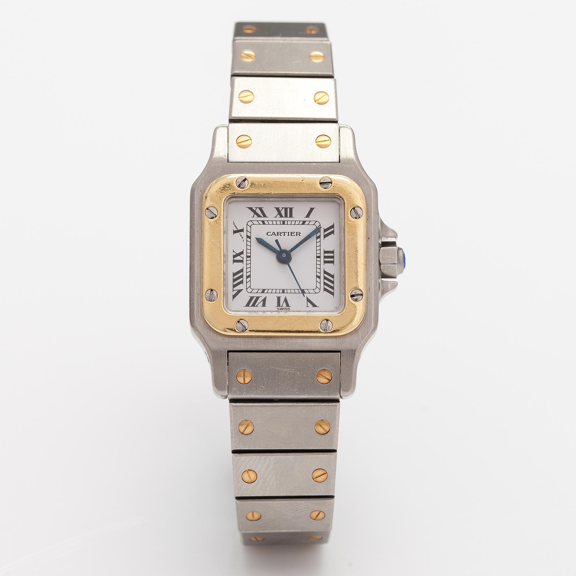 CARTIER, Santos, rannekello. 24 mm.