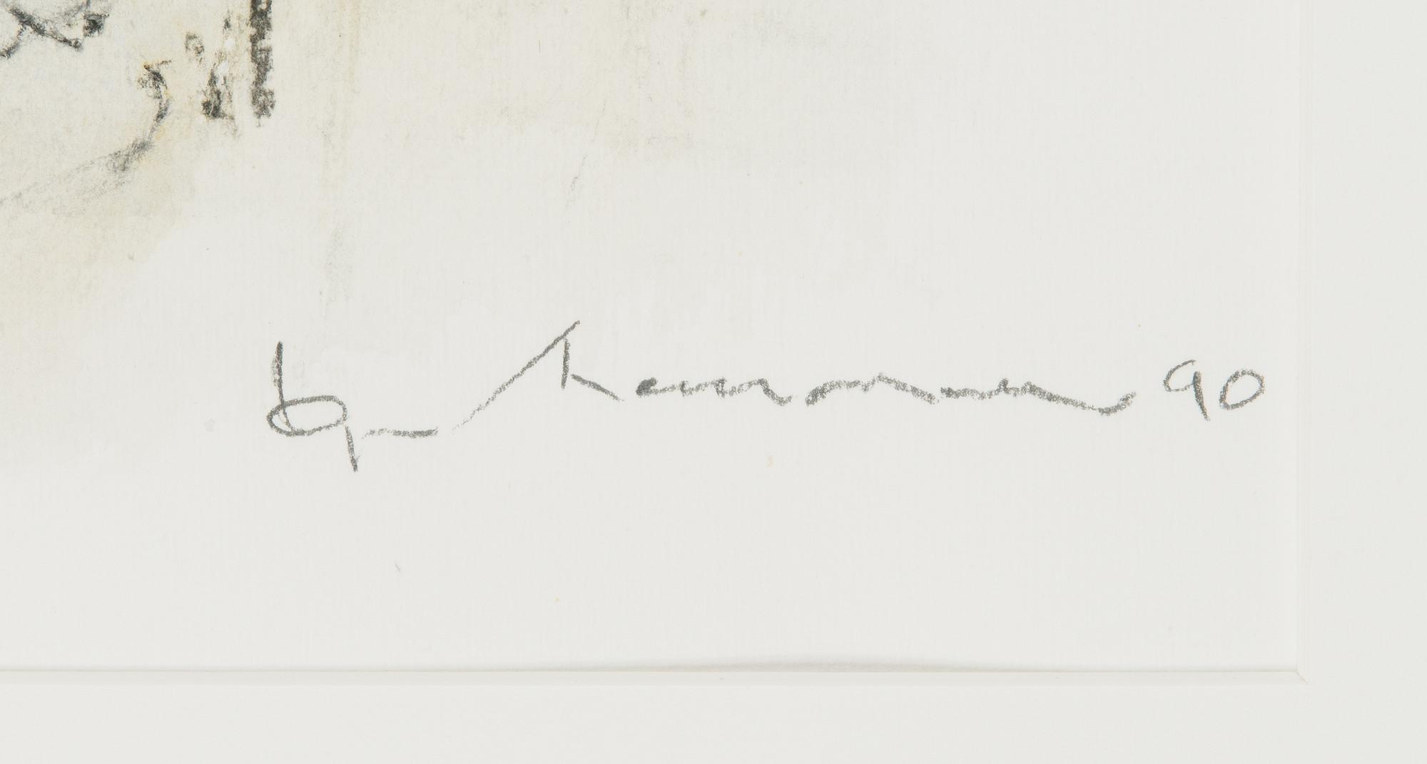 Egon Meuronen, akvarell, signerad och daterad -90.