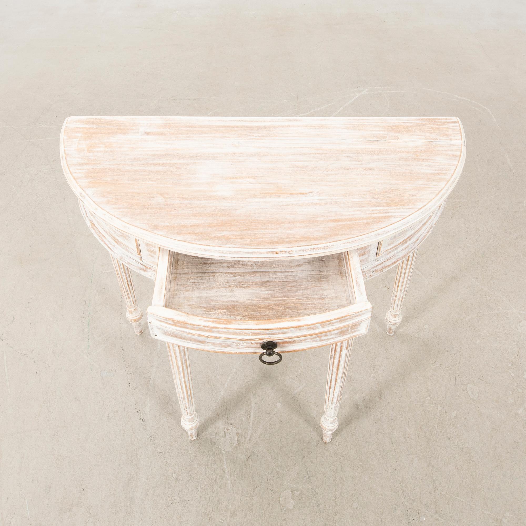 Console table, Louis XVI style, modern manufacture.