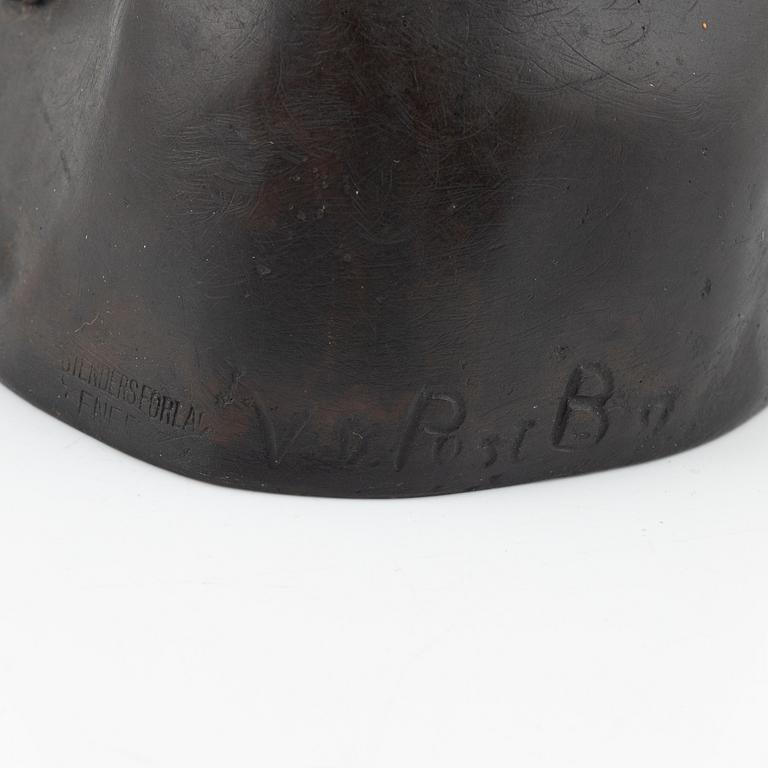 Vicken von Post-Börjesson. Skulptur, brons, signerad.