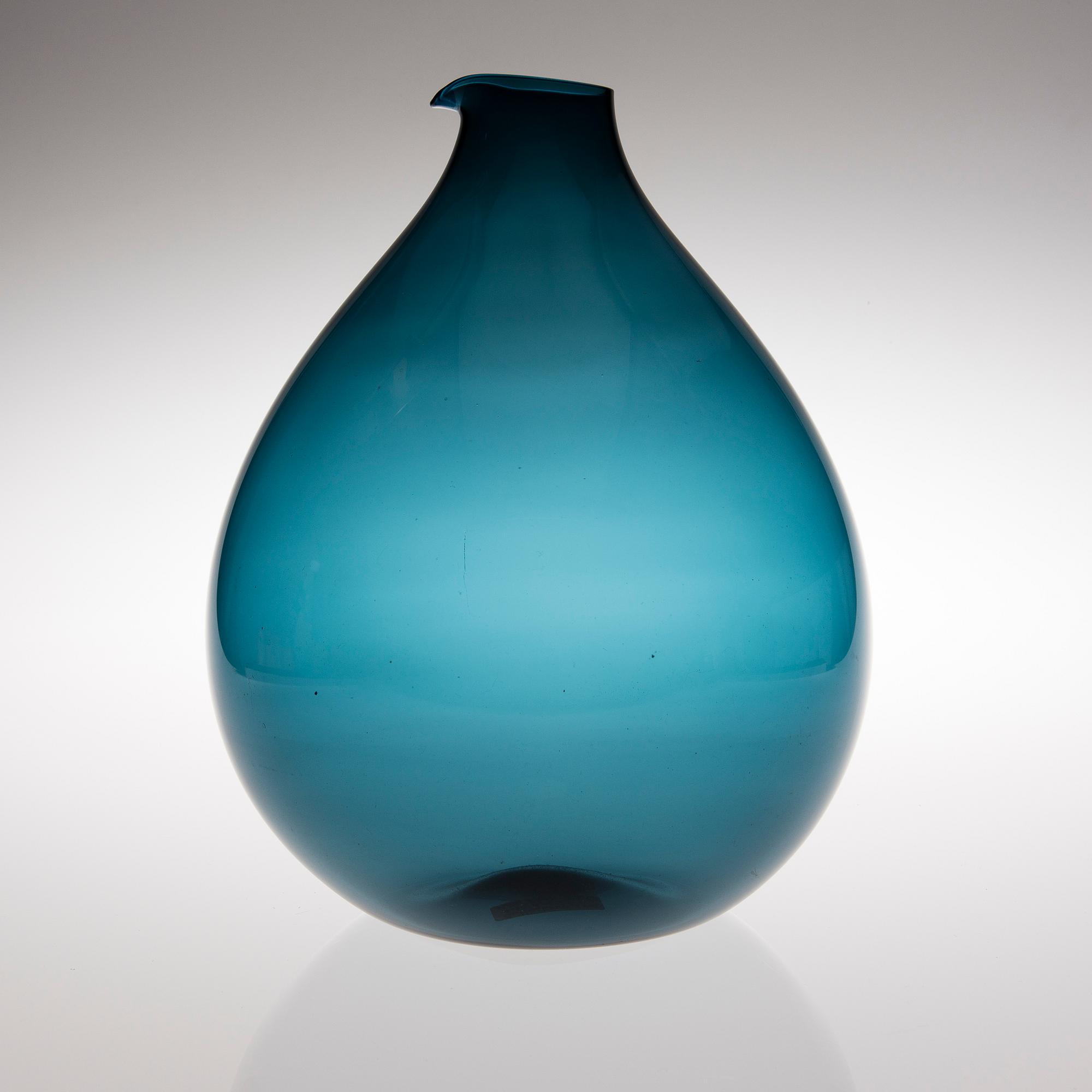 KJELL BLOMBERG, KARAFF, glas, Gullaskrufs glasbruk, 1960-tal.