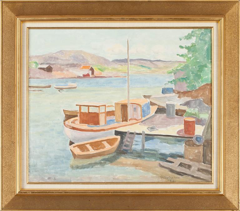 ELLIS WALLIN, olja på duk, sign o dat 68.