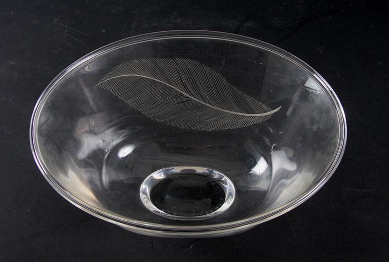 SKÅL, glas, E Hald, Orrefos 1973.