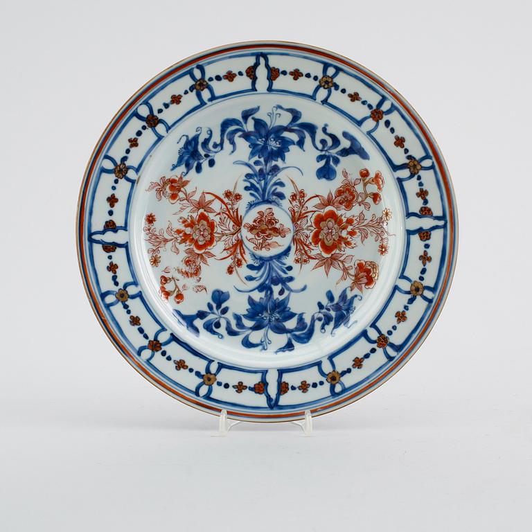 TALLRIK, porslin, Kina, 1700-tal.