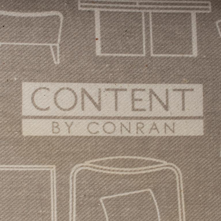 An 'Aspen' sofa with two easy chairs from Content by Terence Conran.