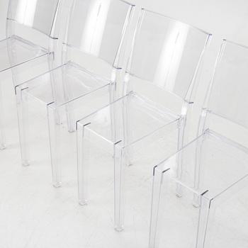 Philippe Starck, 8 st, "La Marie" Kartell, Italien, Modellen formgiven 1998.