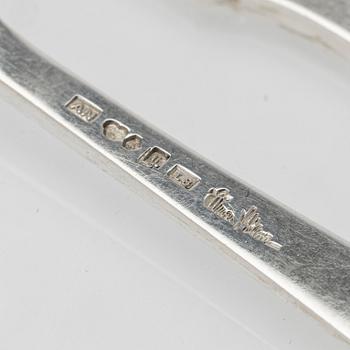 Wiwen Nilsson, fruktbestick, 24 delar, silver, Lund, 1937.