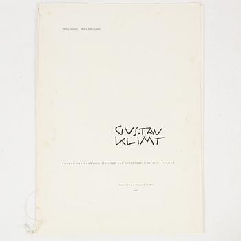 Gustav Klimt, efter, mapp Zeichnungen / Twenty-Five Drawings selected and interpreted by Alice Strobl 1964.
